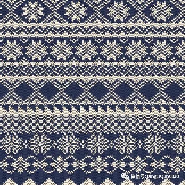 下面是一些适合做底摆的提花花样.