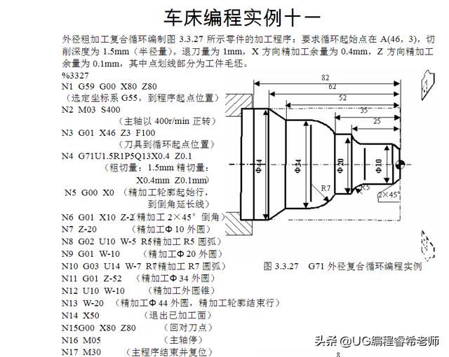 数控g71编程实例带图数控车床编程实例30例