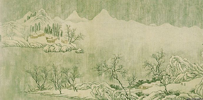 王维--充满诗意与禅味的水墨山水画卷