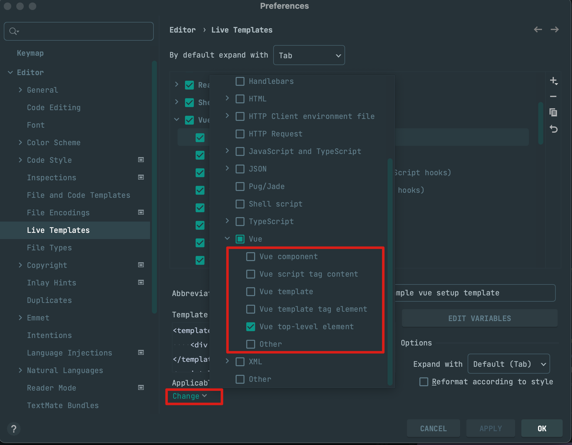 Webstorm Live Templates(自定义模板)_webstrom,livetemplate-CSDN博客