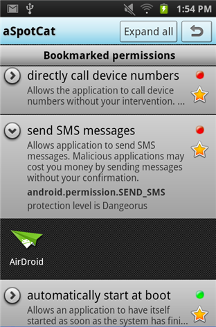 使用aSpotCat控制您的Android应用权限