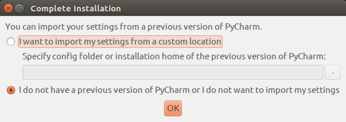 From settings import. From settings import