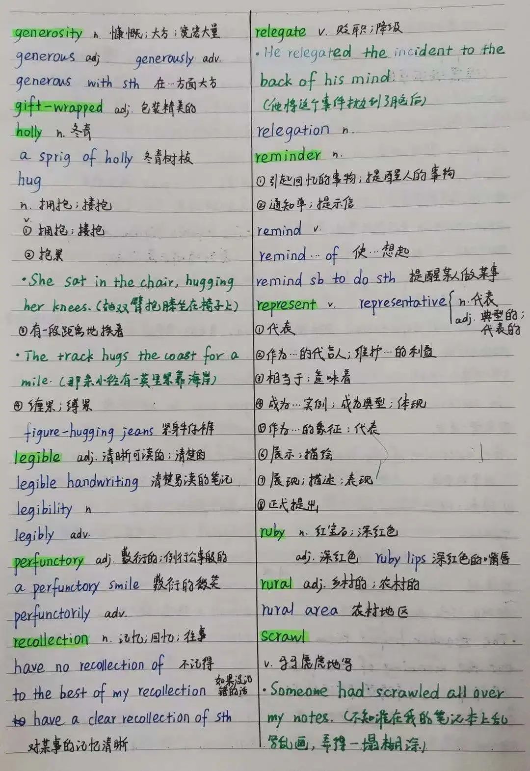 大一微积分笔记整理笔记英雄之英语篇快来pick出令你心动的笔记吧
