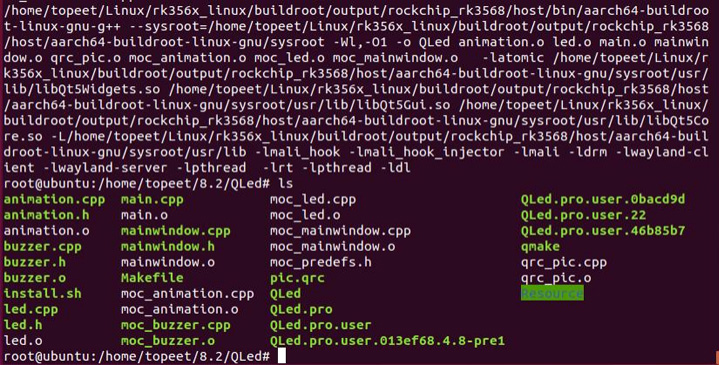 iTOP-RK3588开发板Ubuntu 系统交叉编译 Qt 工程-命令行交叉编译