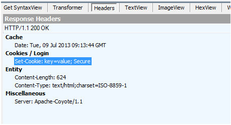 Java Cookie Secure Cookie的secure属性 无畏道人的博客 Csdn博客