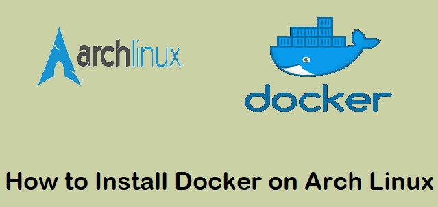 install-docker-on-archlinux