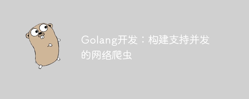 golang开发：构建支持并发的网络爬虫