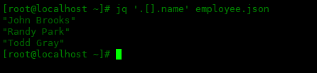 Linux 中的 JQ 命令使用实例Linux 中的 JQ 命令使用实例