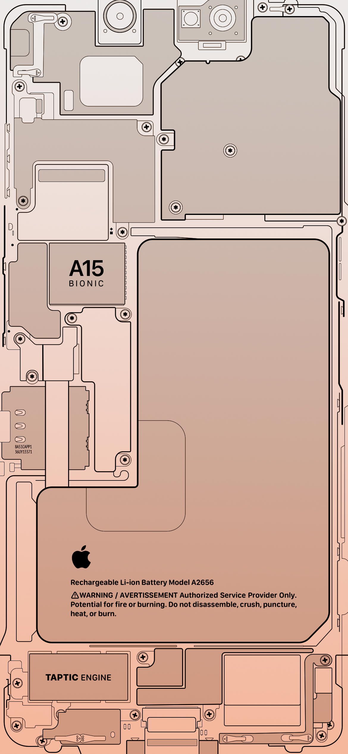 極具科技範的iphone構造精美壁紙漂亮與眾不同文末可下載