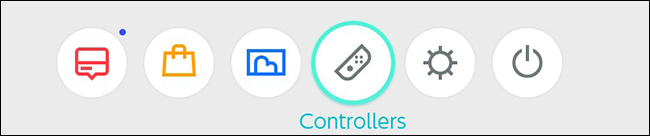 Nintendo Switch Controller Home Menu