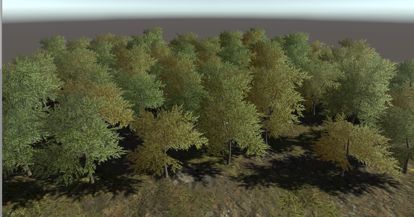 unity 烘焙参数 设置_(已更新)lightmap光照贴图:烘焙树林的光影