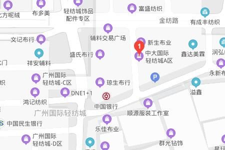 中大轻纺城源代码android广州中大国际轻纺城分区布局详情一览