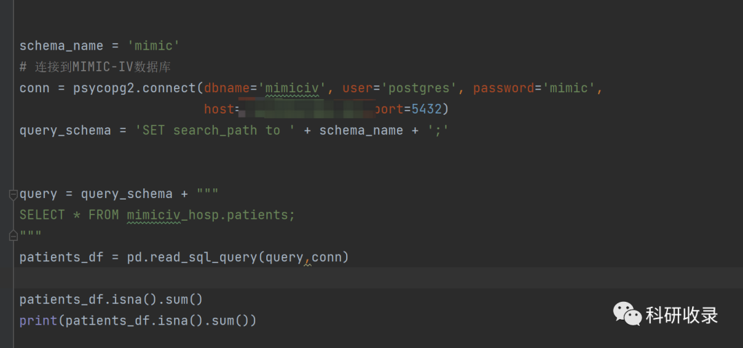 Python连接MIMIC-IV数据库并图表可视化_mimic数据库衍生表格配置-CSDN博客
