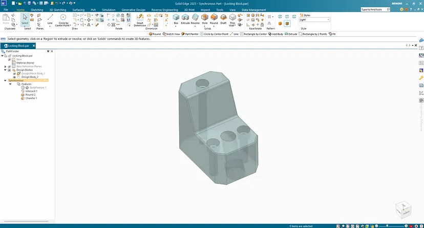 Solid Edge实战3D模型逆向工程