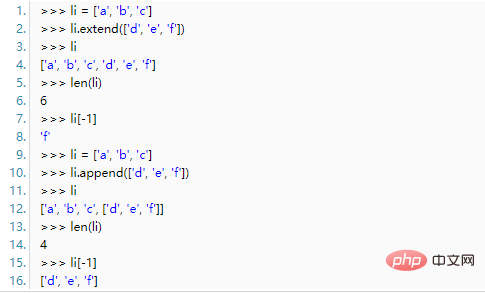 python中extend什么意思_python中extend是什么意思