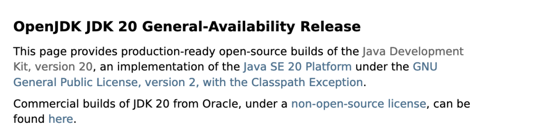 JDK 20 正式发布， JDK 21 最新动态来了