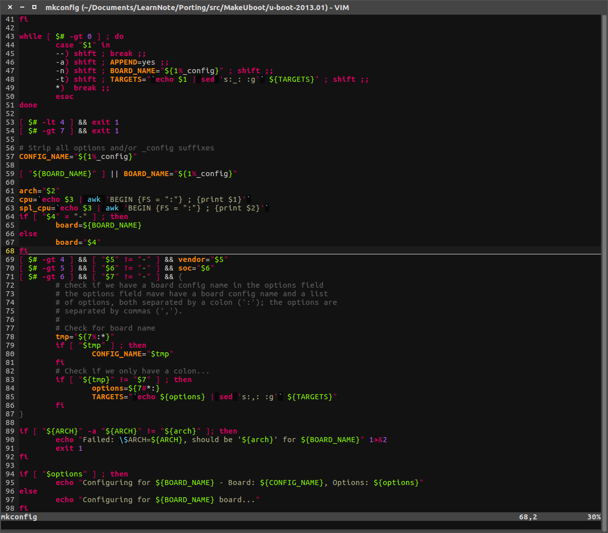 mkconfig (~-Documents-LearnNote-Porting-src-MakeUboot-u-boot-2013.01) - VIM_20170220_016.png-168.4kB