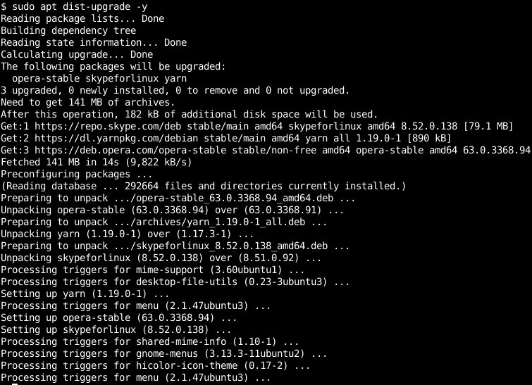 Install/Upgrade Available Package Updates with apt, apt-get and aptitude