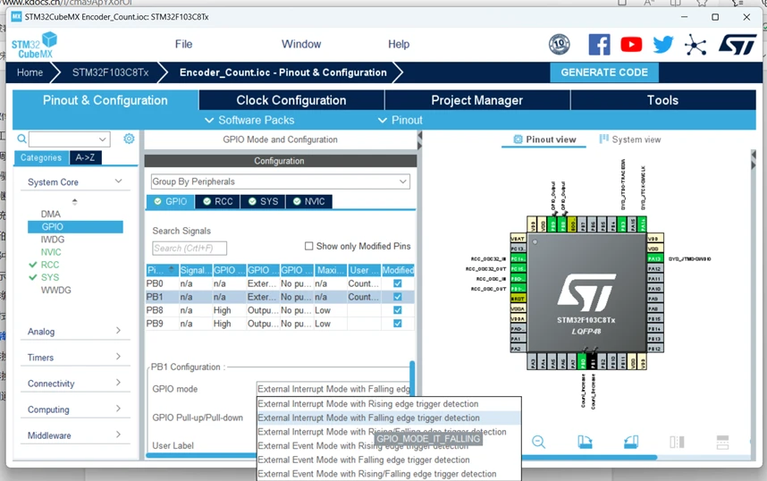 【STM32教程】第四章 STM32的外部中断EXTI