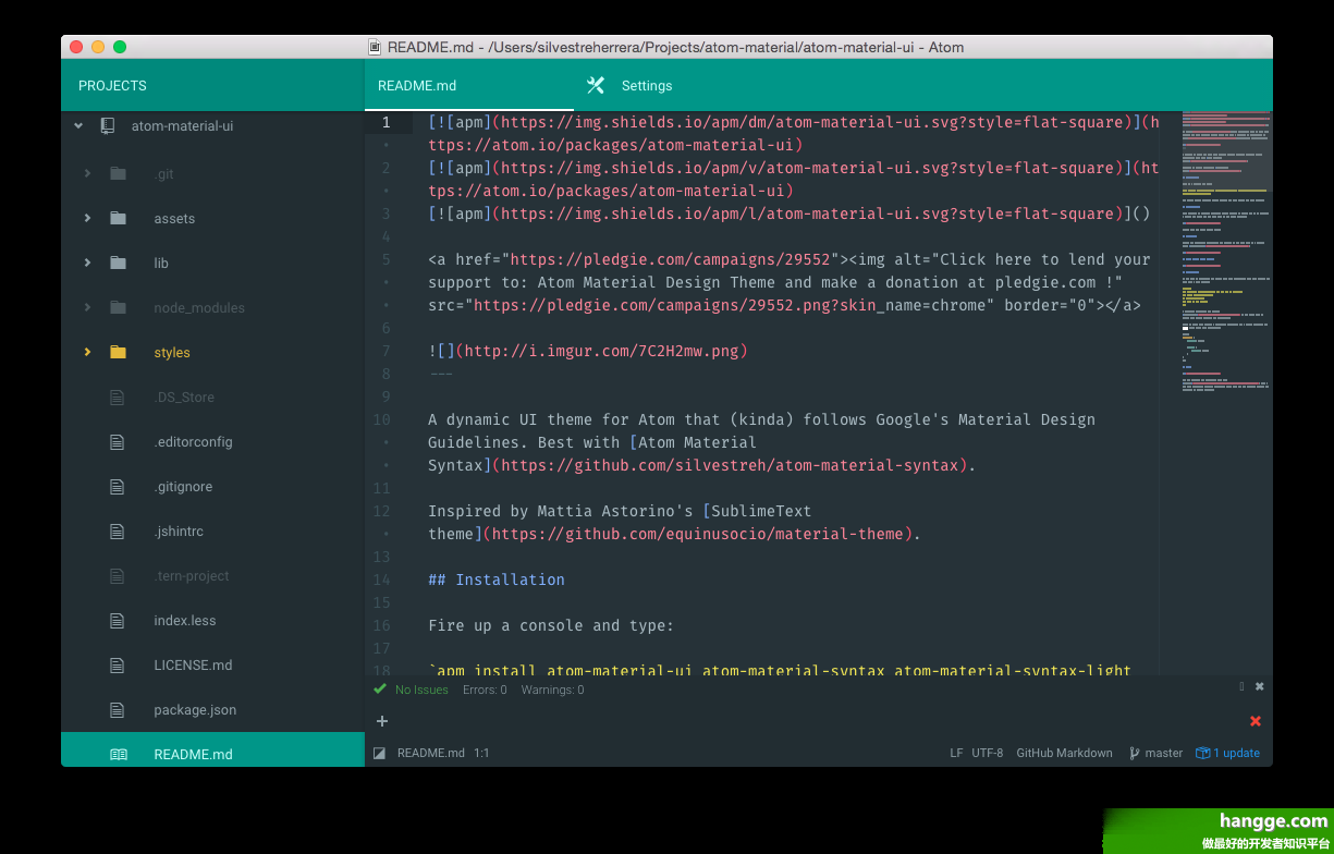 atom介绍和使用方法好用的文本编辑器代码提示高亮markdown