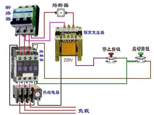 四线接近开关接线图135张图开关电机断路器电热偶电表接线图大全