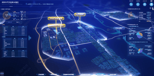 打造综合性智慧城市之朔州开发区 3D 可视化