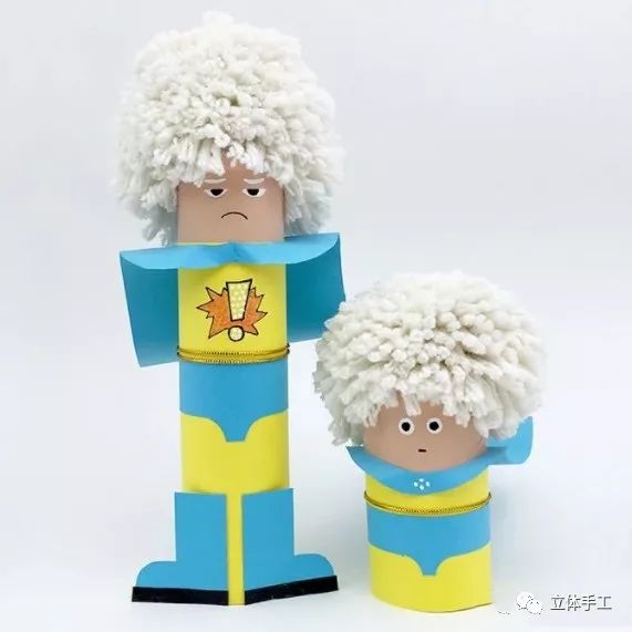 用纸筒做机器人风靡幼儿园的5款卷纸筒改造手工别错过这些卡通创意