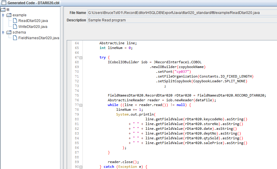 cobol转java脚本_如何为Cobol副本生成javajrecord代码CSDN博客