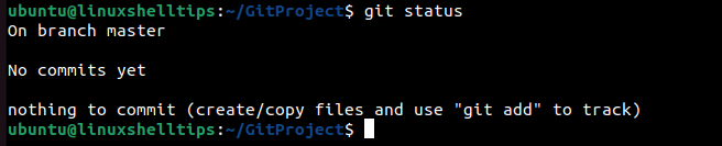 显示 Git 存储库的状态