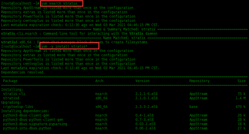 在Centos8 中使用Stratis管理本地存储（一）在Centos8 中使用Stratis管理本地存储（一）