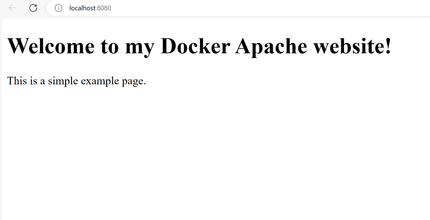 Docker 安装 Apache