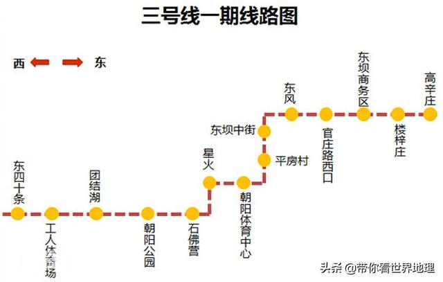 3号地铁线延长线路图图片