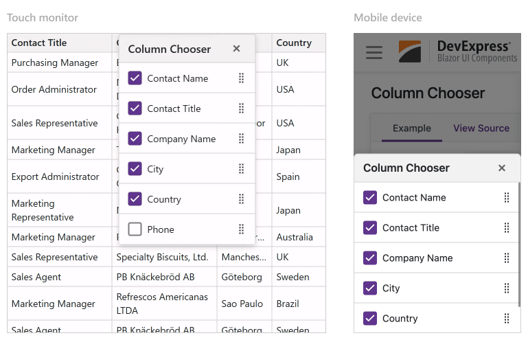 界面组件DevExpress Blazor UI v23.2 - 支持.NET 8、全新的项目模版