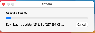 更新Steam