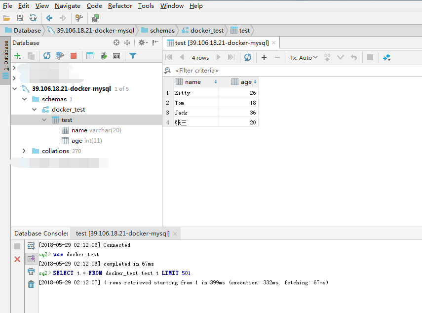 在Docker中安装Mysql