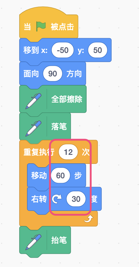 绘制正多边形-Scratch画笔艺术