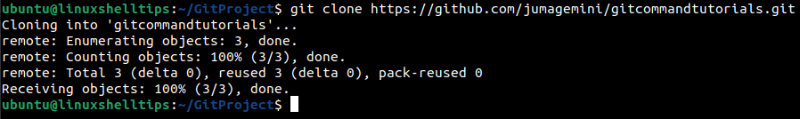 克隆一个 Git 存储库