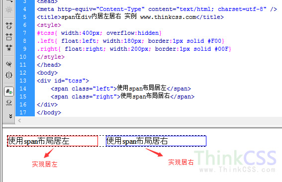 html div 右侧,span在div里居左和居右布局-CSDN博客