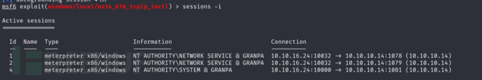 [Meachines] [Easy] grandpa IIS 6.0+CVE-2017-7269+MS14-070权限提升