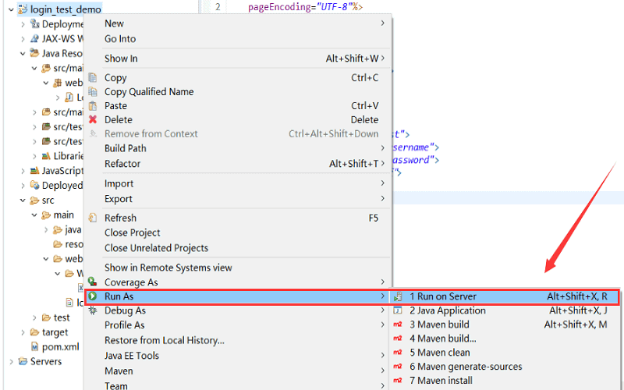 Eclipse里使用Servlet实现简单的登录功能_Java_19