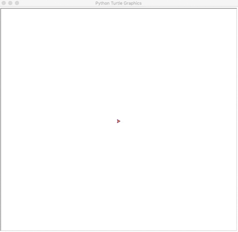 Python Turtle 单行笔 Newer