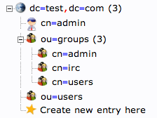 LDAP three groups