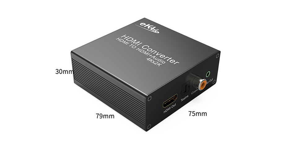 HDMI音频分离器HHA尺寸图