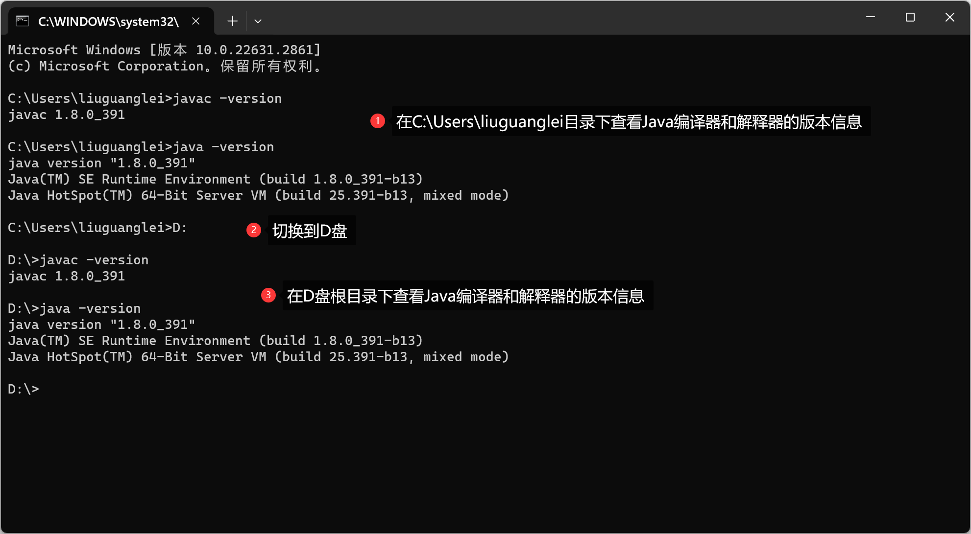 验证Java8的Path环境变量