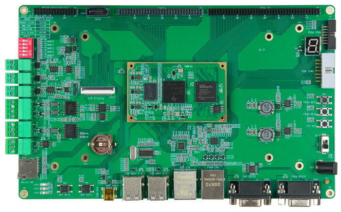 星嵌 OMAPL138 + 国产FPGA工业开发板 TI ARM9+C674x DSP 中科亿海微国产