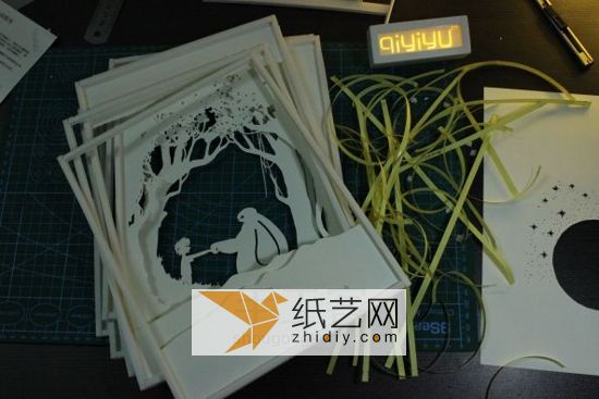 大白用html5制作,暖心大白纸雕灯的制作过程 给圣诞节礼物助力啦