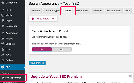 Disable attachment URLs in WordPress