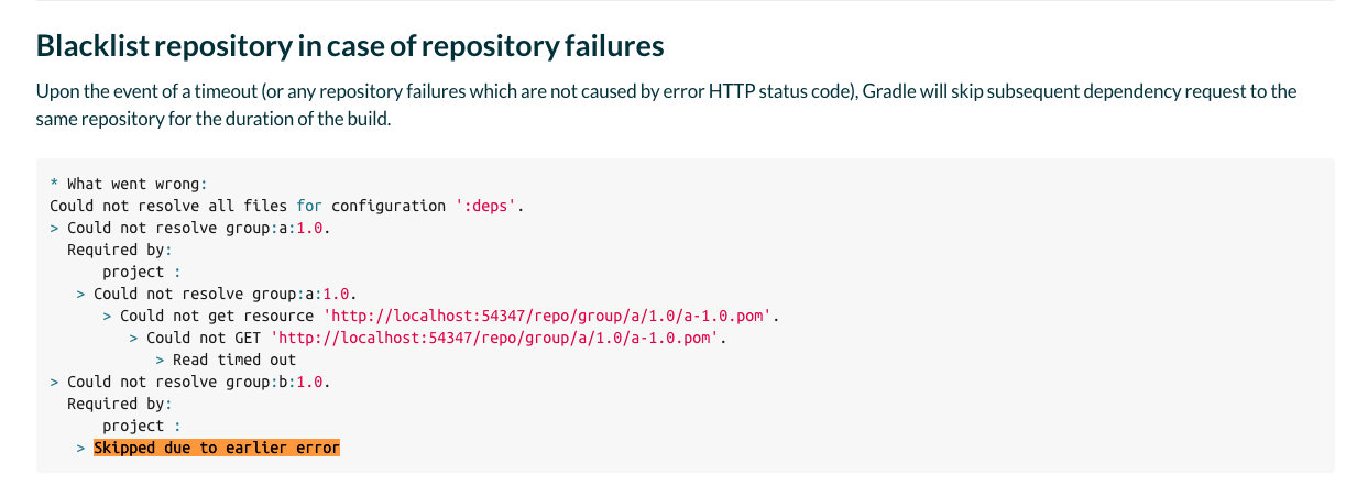 解决Could not determine artifacts for XXXX: Skipped due to earlier error