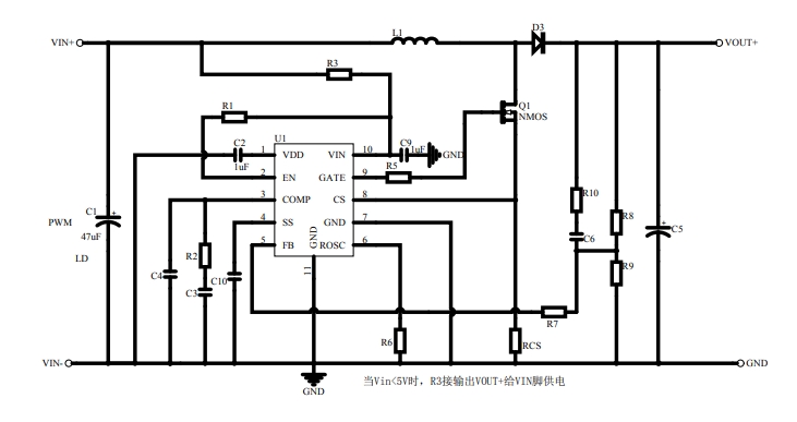 AP8100 DC-DC 升压恒压电源管理芯片