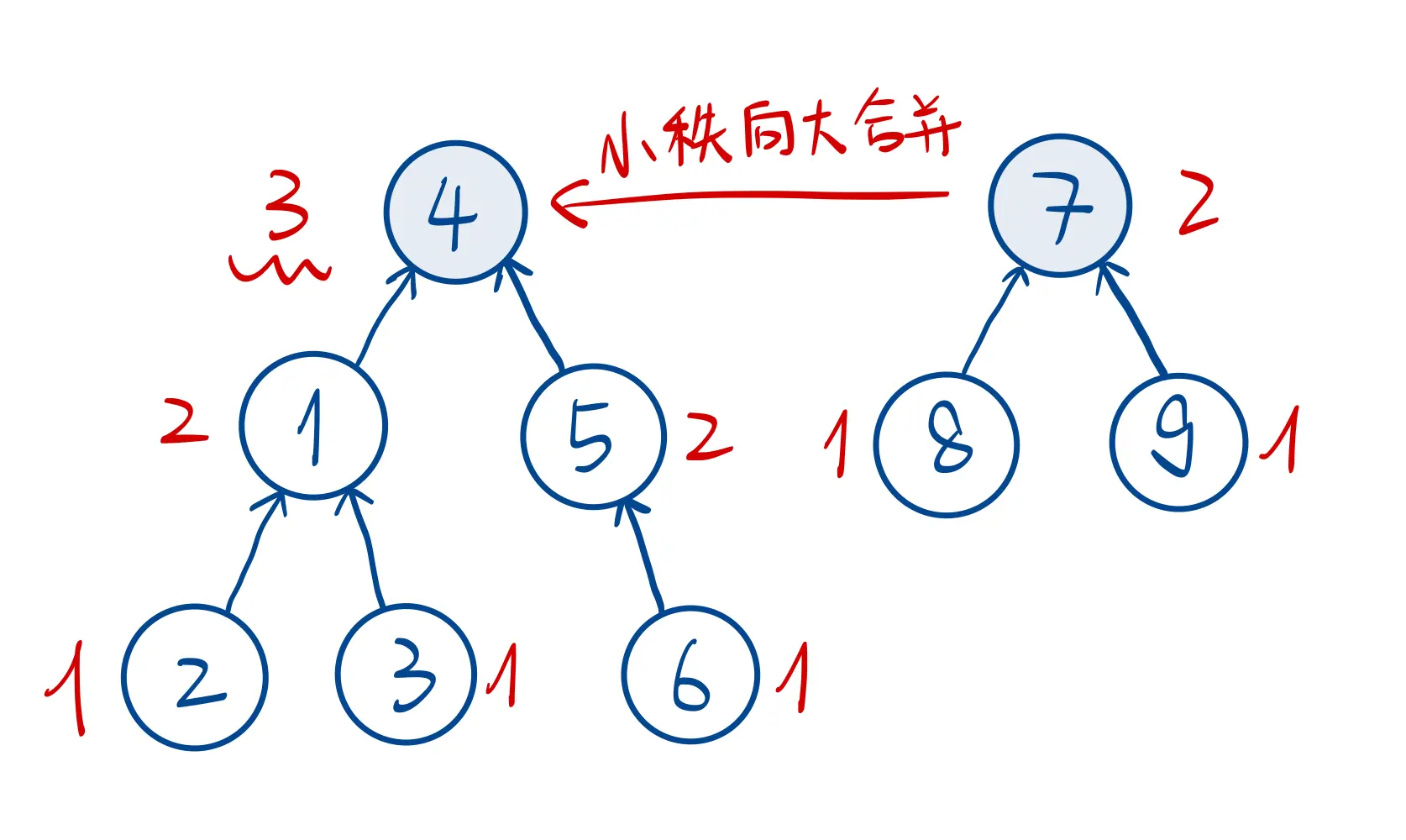 并查集 (Union-Find) ：从基础到优化